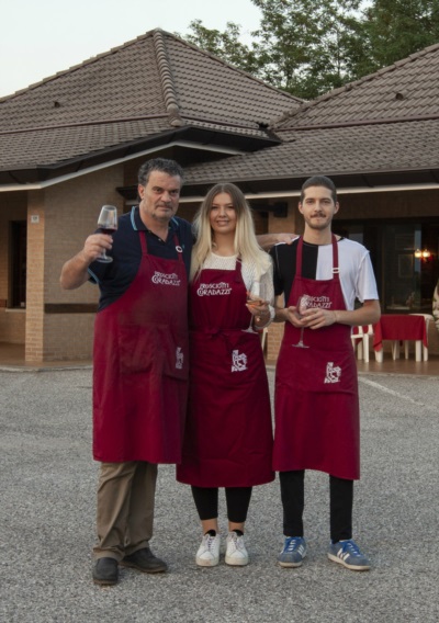 Corrado, Denise e Patrick 